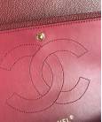 Сумка Large Classic Grained Calfskin Bag Maroon